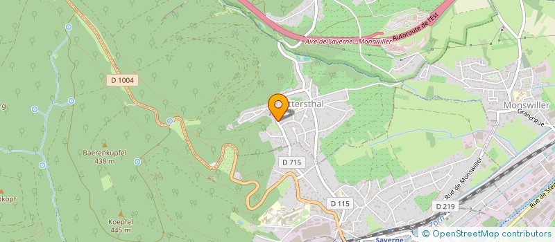 localisation de l'entreprise SCI LES BOIS VERTS  HAEGEN