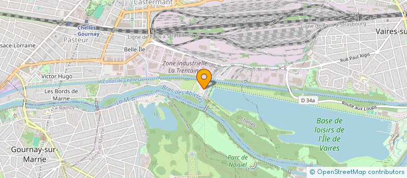 localisation de l'entreprise SCI LES BOISONNETTES  CHELLES