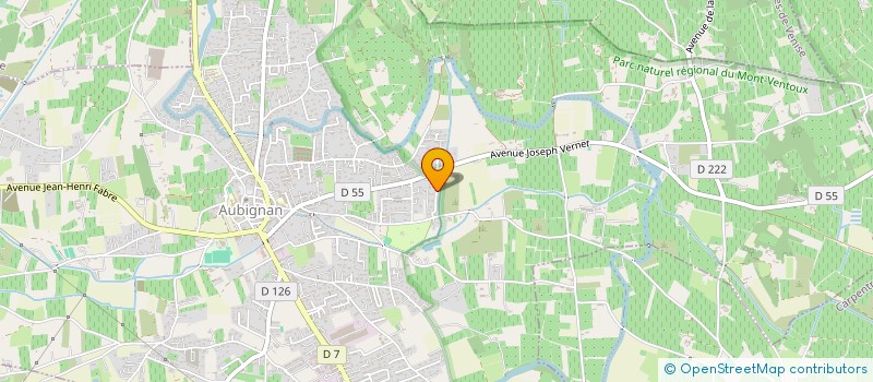 localisation de l'entreprise SCI LES BOISSETOIS  AUBIGNAN