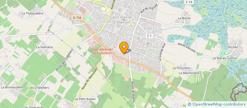 localisation de l'entreprise SCI LES BOITRONS  SAINT-PIERRE-D OLERON