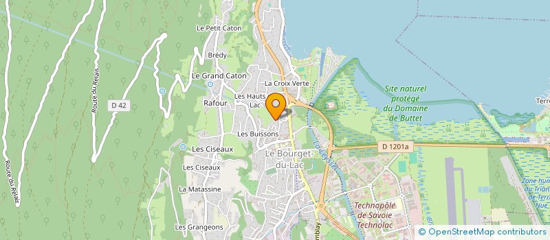 localisation de l'entreprise SCI LES BOLLONS  LE BOURGET-DU-LAC