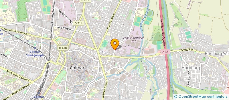 localisation de l'entreprise SCI LES BONNES GENS  COLMAR