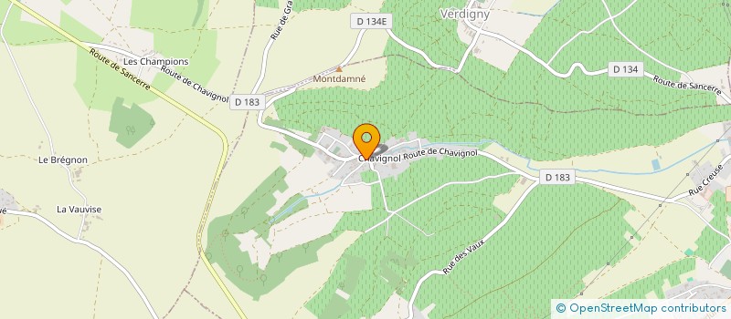 localisation de l'entreprise SCI LES BONNES VIGNES  SANCERRE