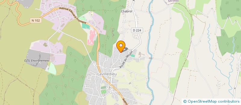 localisation de l'entreprise SCI LES BONS DIABLES  LAVILLEDIEU