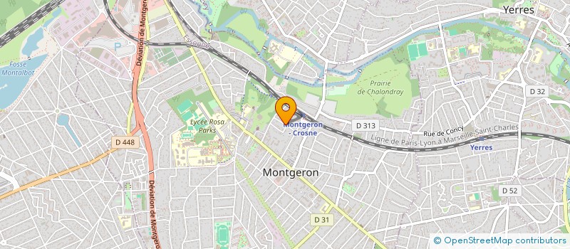 localisation de l'entreprise SCI LES BONS ENFANTS 2 à MONTGERON