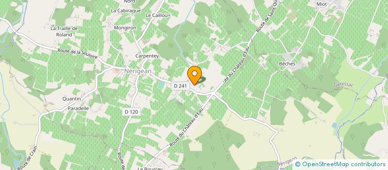 localisation de l'entreprise SCI LES BONS ENFANTS  NERIGEAN