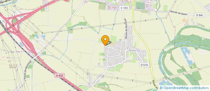 localisation de l'entreprise SCI LES BORDELIERES  NIEVROZ