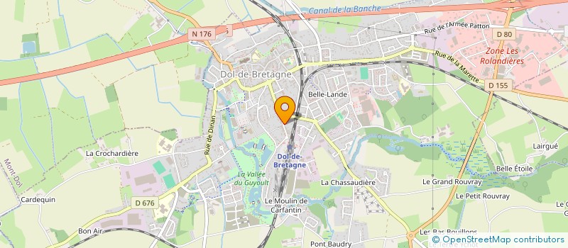 localisation de l'entreprise SCI LES BORDES  DOL-DE-BRETAGNE