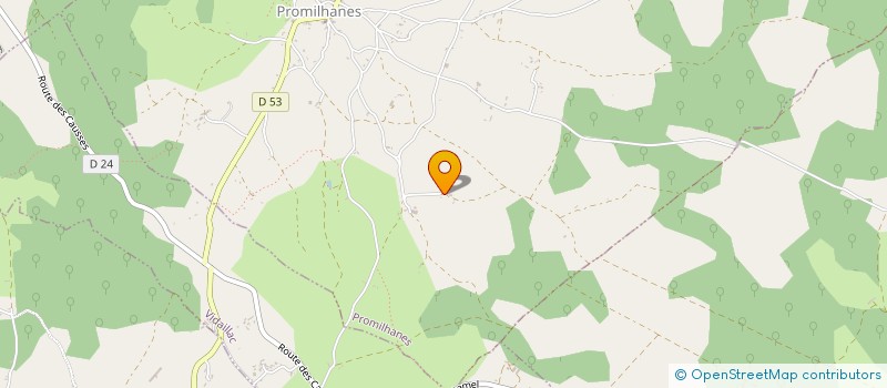 localisation de l'entreprise SCI LES BORDES  PROMILHANES