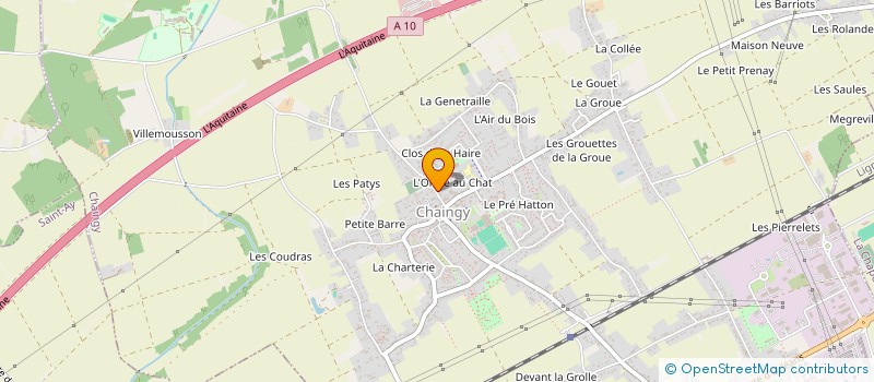 localisation de l'entreprise SCI LES BORDS DE LOIRE à CHAINGY