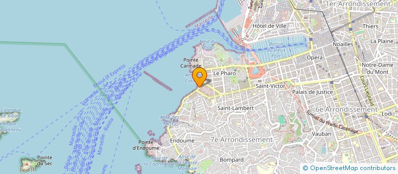localisation de l'entreprise SCI LES BORDS DE MER à MARSEILLE