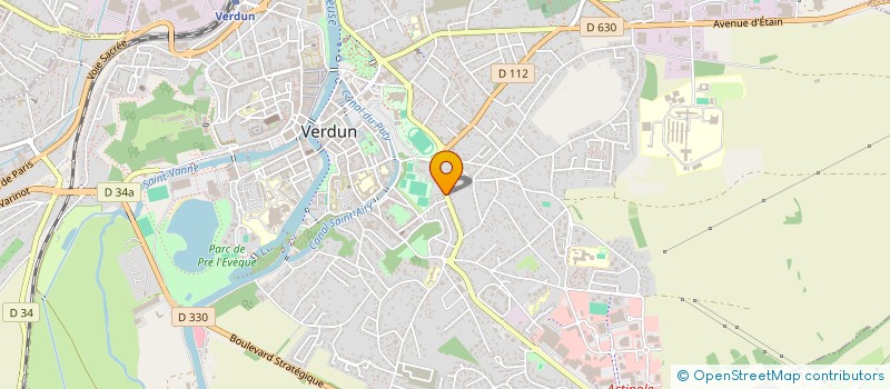 localisation de l'entreprise SCI LES BORDS DE MEUSE à VERDUN