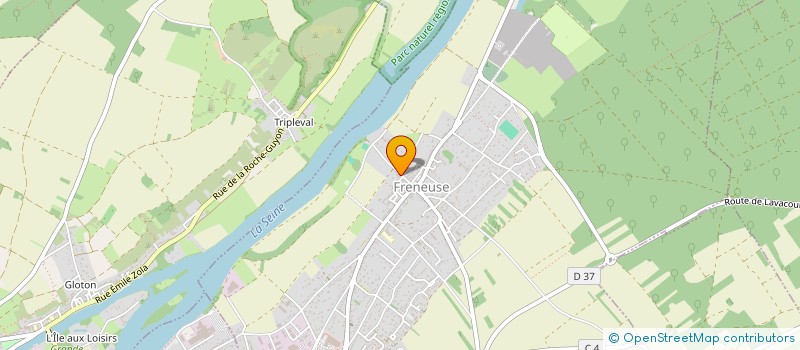 localisation de l'entreprise SCI LES BORDS DE SEINE  FRENEUSE