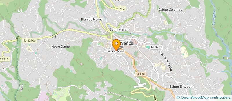 localisation de l'entreprise SCI LES BORDS DU RHONE  VENCE