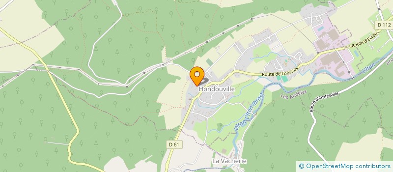 localisation de l'entreprise SCI LES BOSQUERETS  HONDOUVILLE