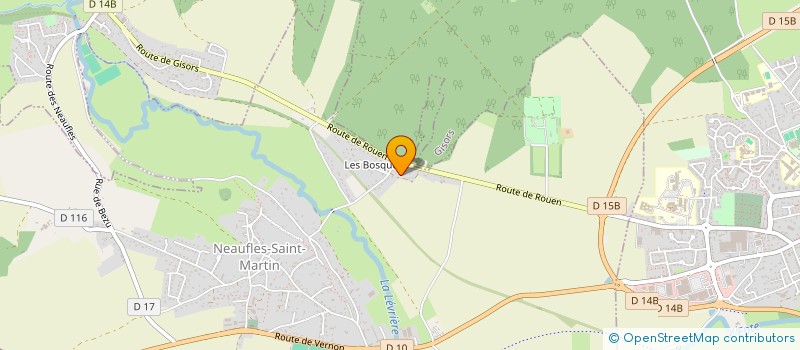 localisation de l'entreprise SCI LES BOSQUETS  NEAUFLES-SAINT-MARTIN