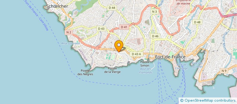 localisation de l'entreprise SCI LES BOSQUETS à FORT DE FRANCE