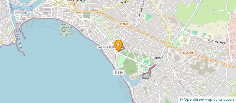 localisation de l'entreprise SCI LES BOSQUETS à LES SABLES D'OLONNE