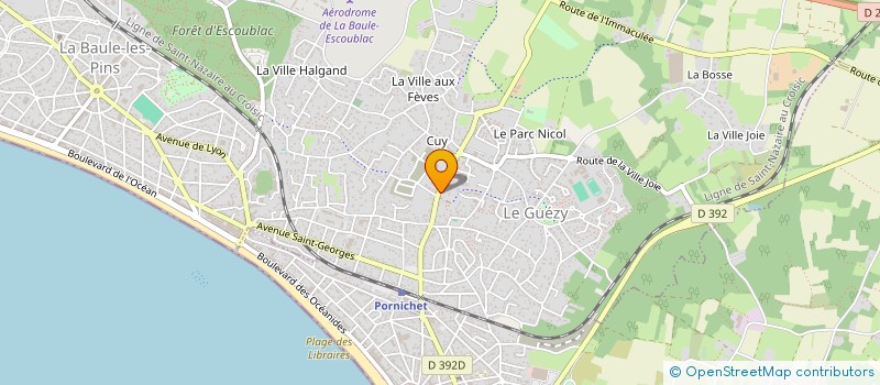localisation de l'entreprise SCI LES BOSQUETS DE ST LEONARD  LA BAULE-ESCOUBLAC