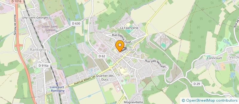 localisation de l'entreprise SCI LES BOSSILES  LIANCOURT