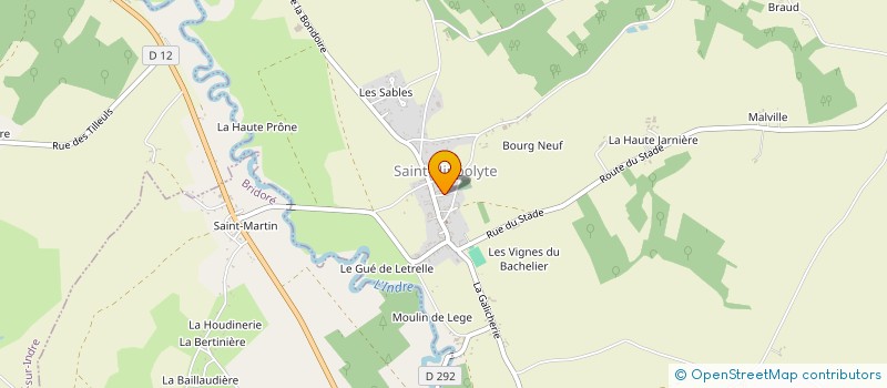 localisation de l'entreprise SCI LES BOUCHERS à PERRUSSON