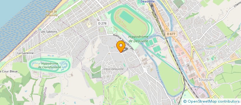 localisation de l'entreprise SCI LES BOUCLES DE SEINE à DEAUVILLE