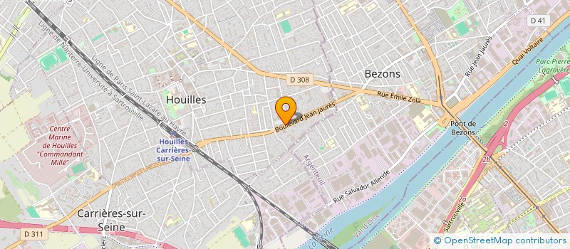 localisation de l'entreprise SCI LES BOUCLES DE SEINE à HOUILLES