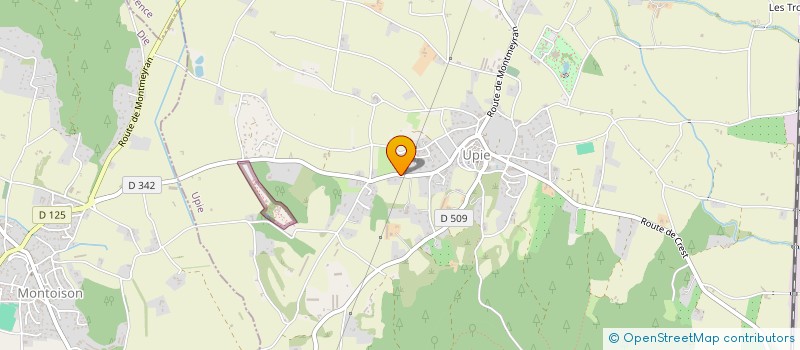 localisation de l'entreprise SCI LES BOUDRAS  UPIE