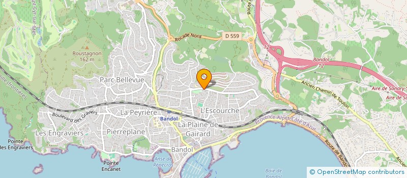 localisation de l'entreprise SCI LES BOUGAINVILLEES à BANDOL