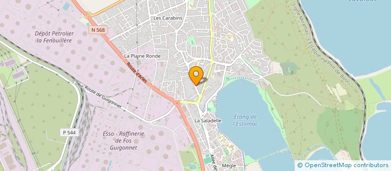 localisation de l'entreprise SCI LES BOUGAINVILLEES  FOS-SUR-MER