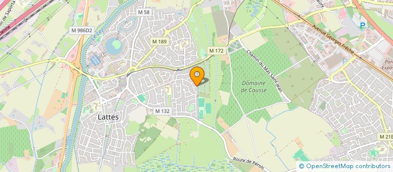 localisation de l'entreprise SCI LES BOUGAINVILLEES à LATTES