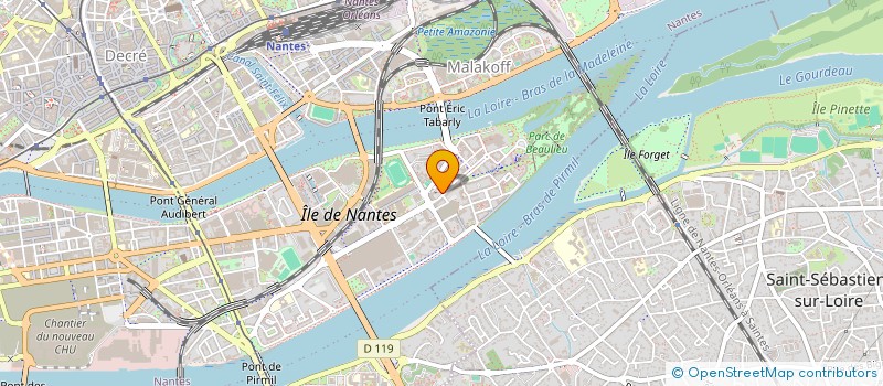 localisation de l'entreprise SCI LES BOUGAINVILLIERS à NANTES