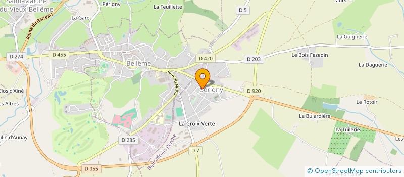 localisation de l'entreprise SCI LES BOUGAINVILLIERS à BELFORET-EN-PERCHE