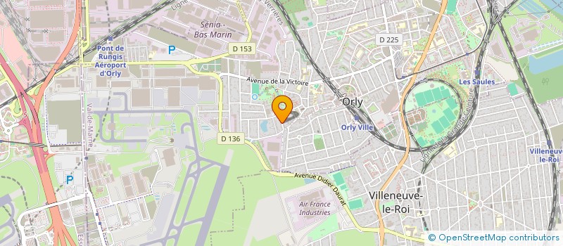 localisation de l'entreprise SCI LES BOUGAINVILLIERS  ORLY