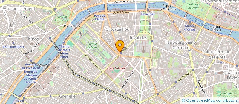 localisation de l'entreprise SCI LES BOUGAINVILLIERS à PARIS