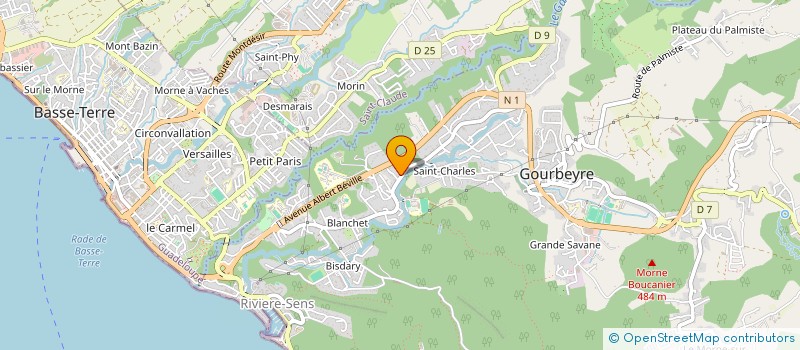 localisation de l'entreprise SCI LES BOUGAINVILLIERS D'ELEONORE  GOURBEYRE