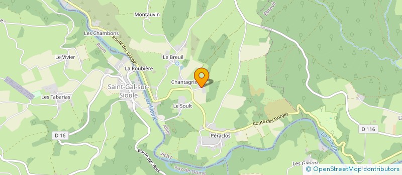 localisation de l'entreprise SCI LES BOUILLES  CHOUVIGNY