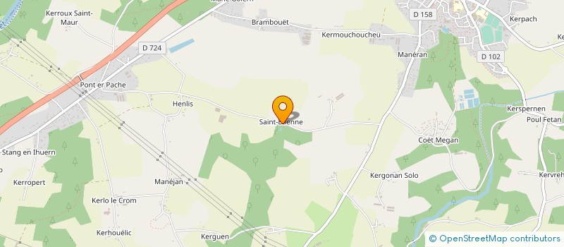 localisation de l'entreprise SCI LES BOUILLOUSES  LANGUIDIC