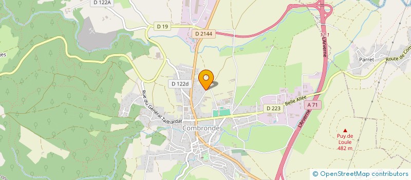 localisation de l'entreprise SCI LES BOULARDS  COMBRONDE