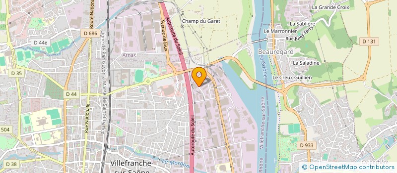 localisation de l'entreprise SCI LES BOULEAUX à AMBERIEUX-EN-DOMBES