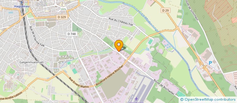 localisation de l'entreprise SCI LES BOULEAUX  HAGUENAU