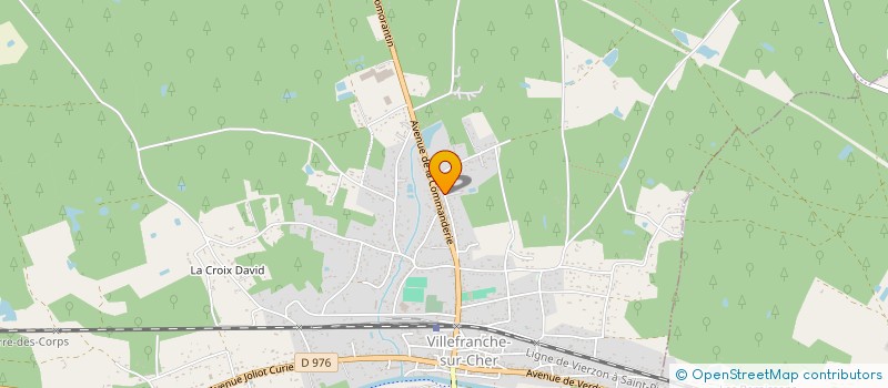 localisation de l'entreprise SCI LES BOULEAUX  VILLEFRANCHE-SUR-CHER