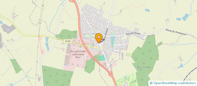 localisation de l'entreprise SCI LES BOULEAUX  SAINT-LEGER-SOUS-CHOLET