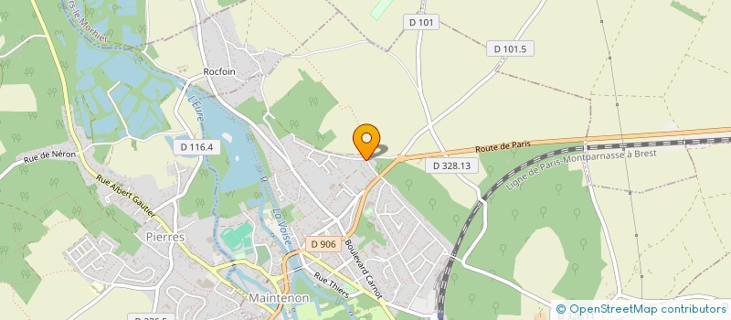 localisation de l'entreprise SCI LES BOULEAUX à MAINTENON