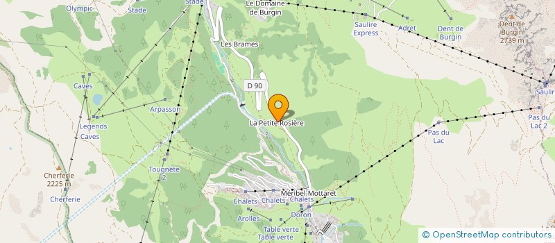 localisation de l'entreprise SCI LES BOULEAUX  LES ALLUES