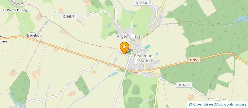 localisation de l'entreprise SCI LES BOULEAUX à ARGENVILLIERS