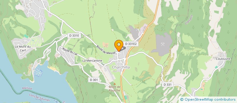 localisation de l'entreprise SCI LES BOULEAUX  CHARCHILLA