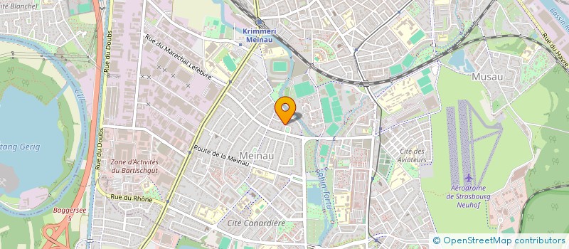 localisation de l'entreprise SCI LES BOULEAUX  STRASBOURG