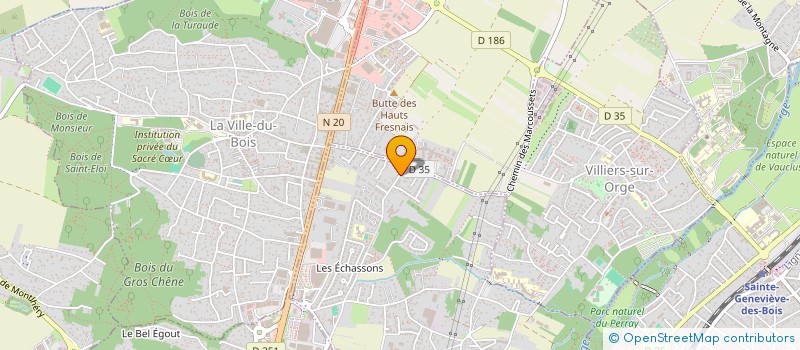 localisation de l'entreprise SCI LES BOULEAUX  LONGPONT-SUR-ORGE