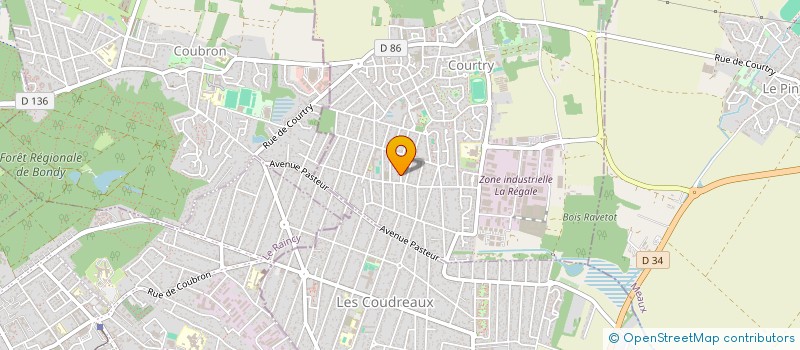 localisation de l'entreprise SCI LES BOULEAUX à COURTRY